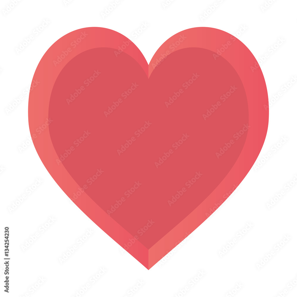 heart love happy romance symbol design vector illustration eps 10