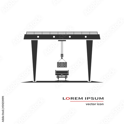 Gantry crane icon