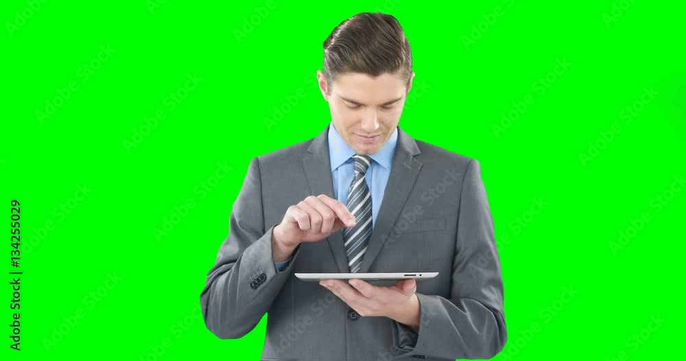 Businessman using digital tablet Businessman using digital tablet