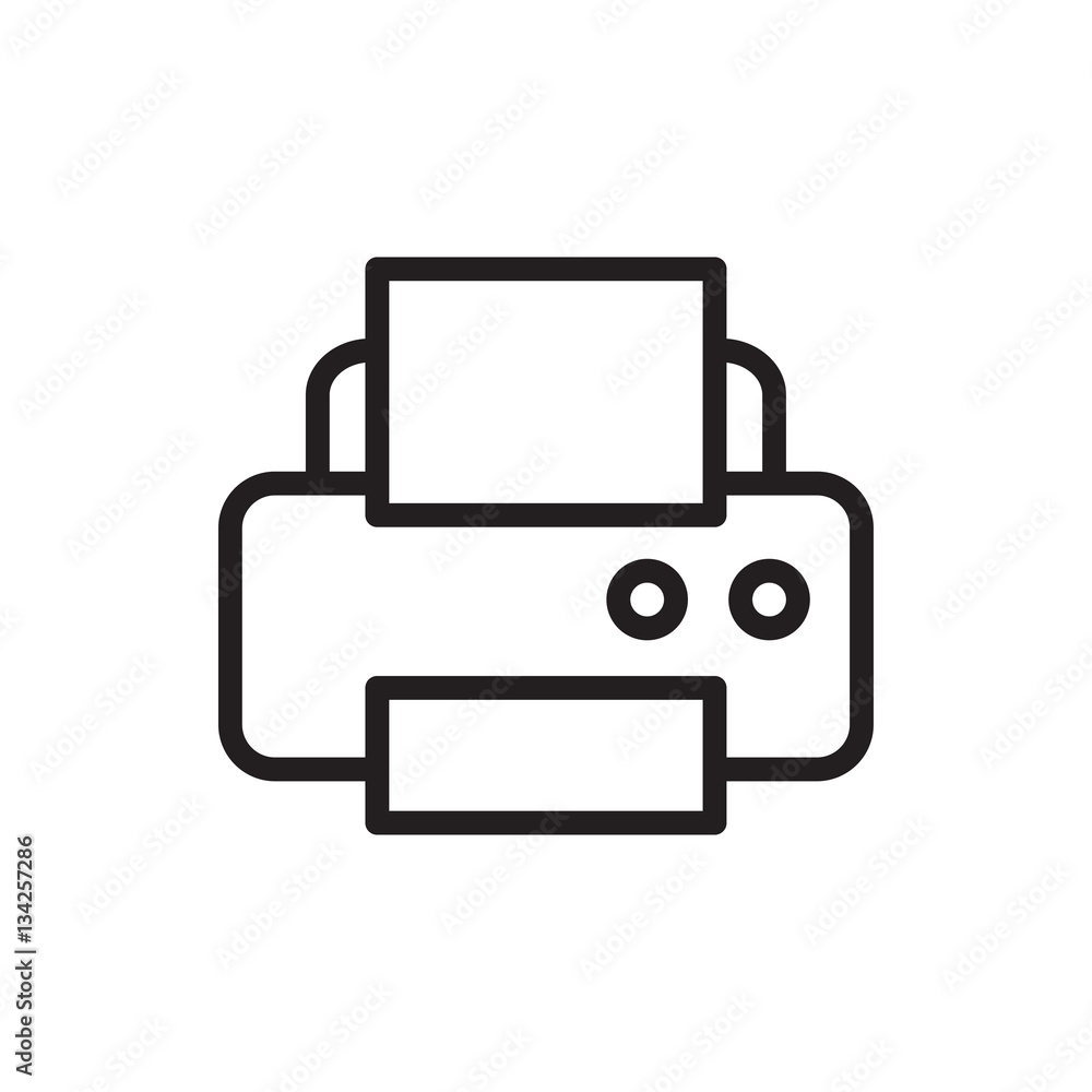 printer icon illustration printer icon illustration