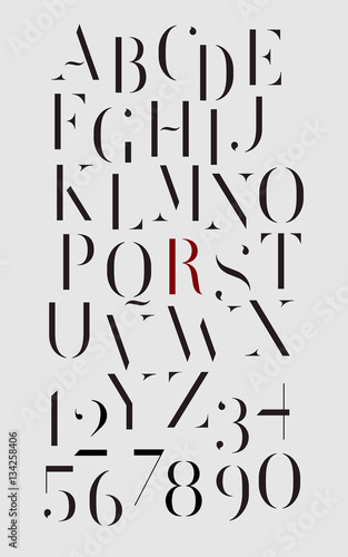 Rebirth, the vector serif font for web and print