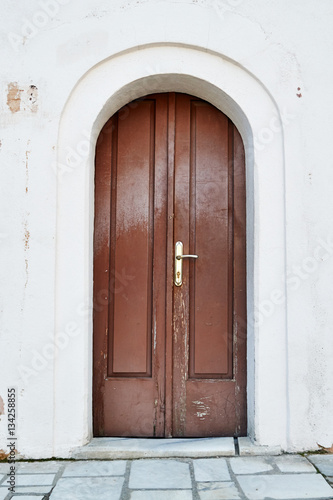 old wood door arch type © lastfurianec