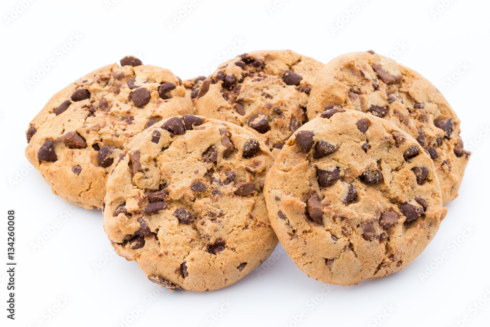 Cookies nuts on the isolated on white background. Cookies nuts on the isolated on white background.