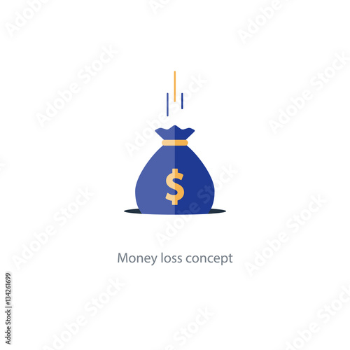 Licking money, financial crisis, budget management, capital drop