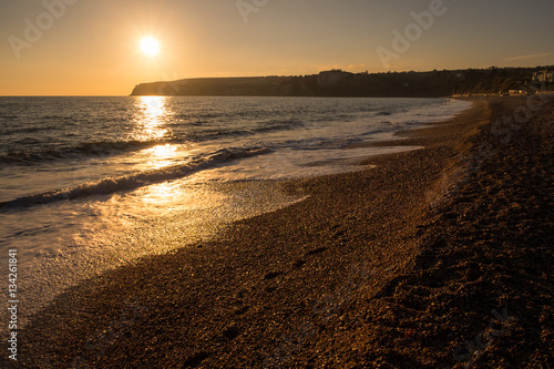 Seaton beach sunset