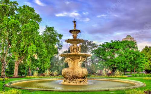 Hochgurtel Exhibition Fountain in Carlton Gardens - Melbourne, Australia