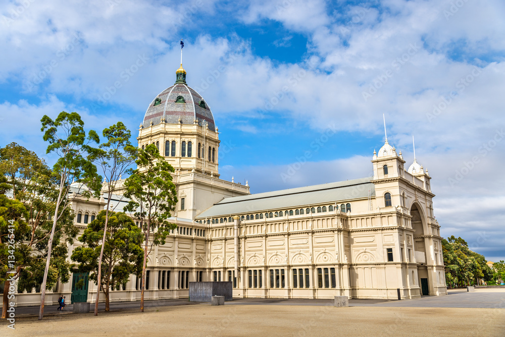 Royal Exhibition Building, a UNESCO world heritage site in Melbourne, Australia