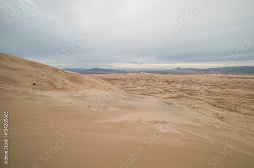 Massive Kelso Sand Dunes in Mojave National Preserve, California on a Cloudy Day © SGUOPHOTOGRAPHY
