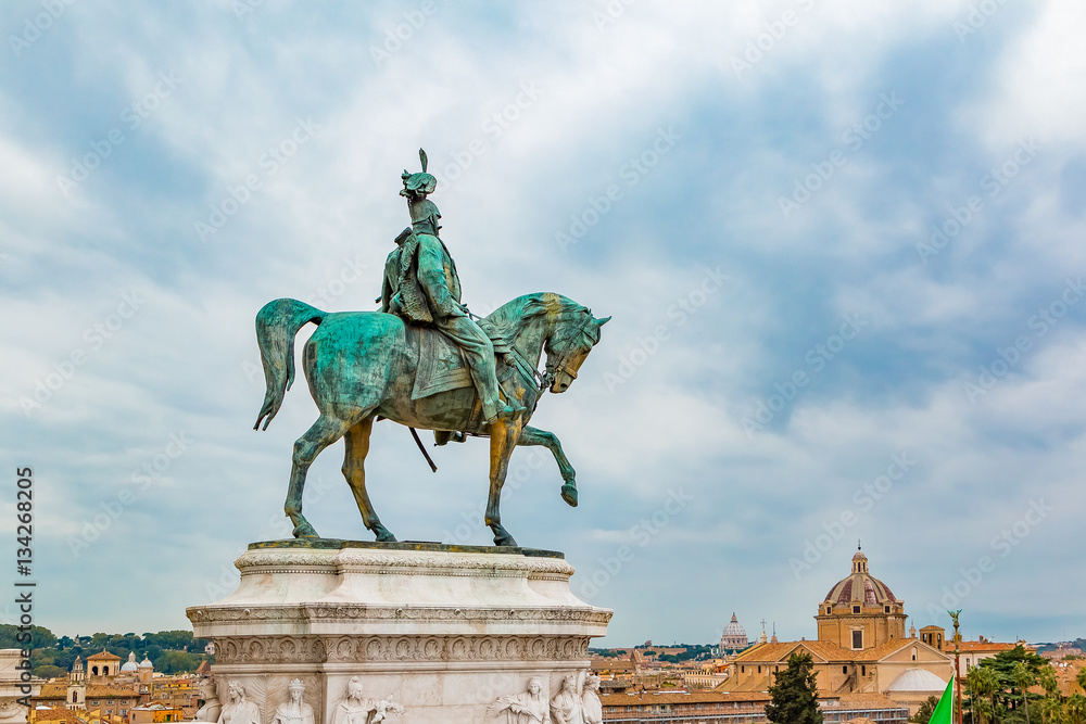 Obraz premium Altar of the Fatherland in Rome Italy