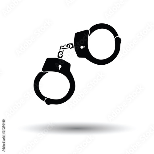 Police handcuff icon