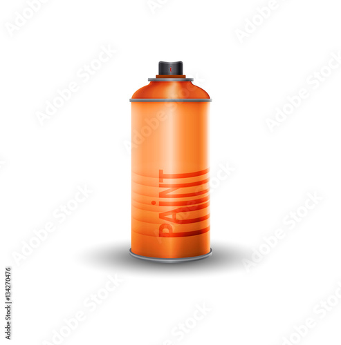 Blank spray paint, vector illustration