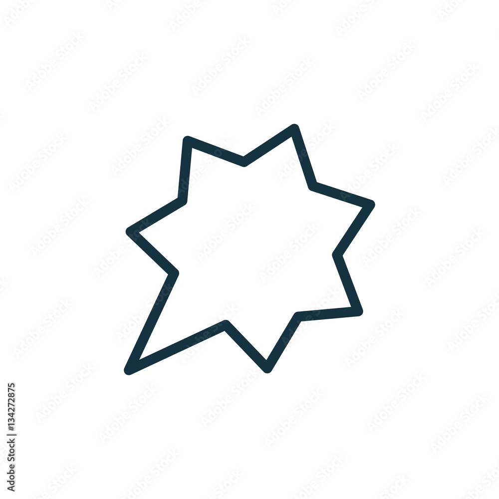 speech bubble thin, line icon on white background; isolated flat speech bubble thin, line icon on white background; isolated flat