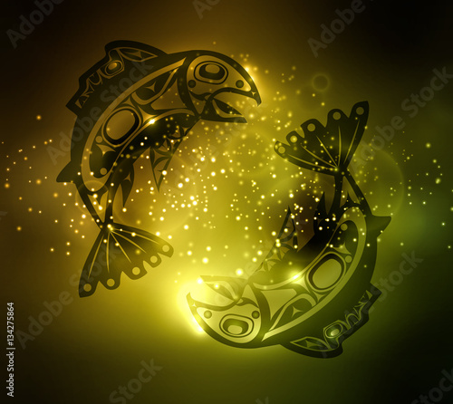 Native fish Vector