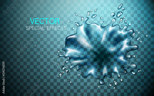water splash element