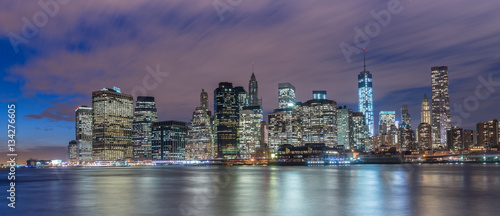 View of lower Manhattan from Brooklyn