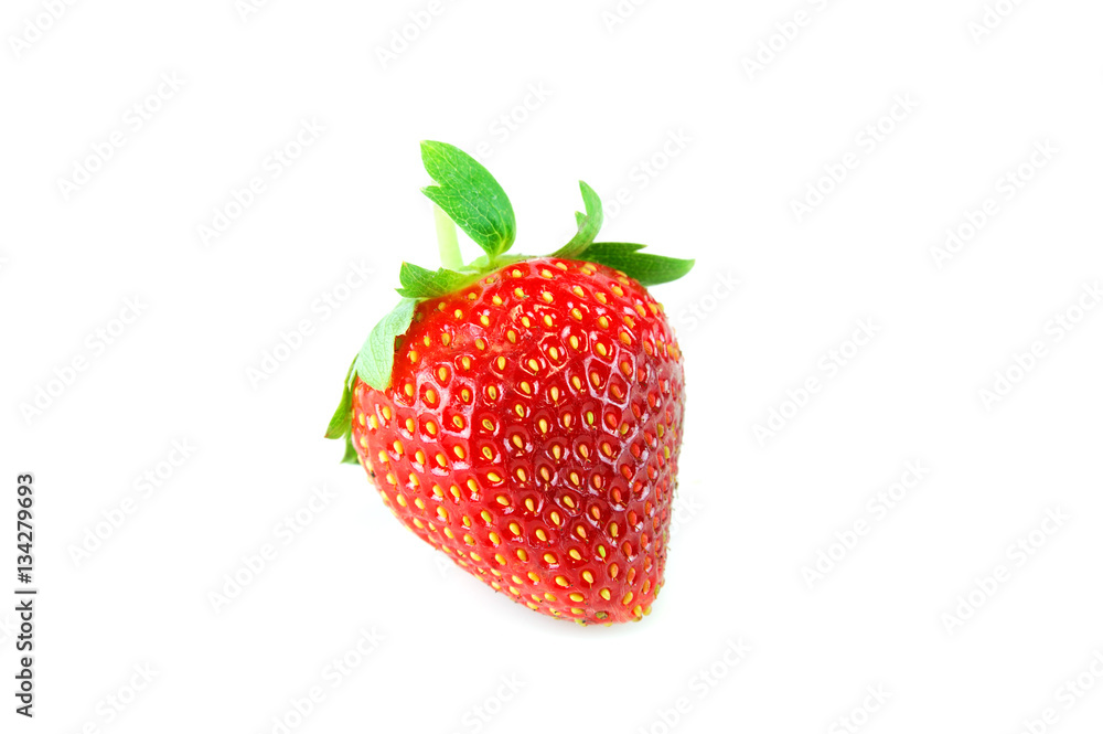 fresh strawberry isolated on white background fresh strawberry isolated on white background