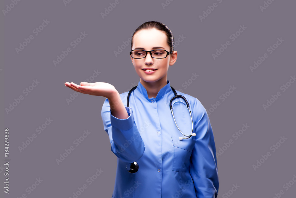 Young doctor in medical concept Young doctor in medical concept