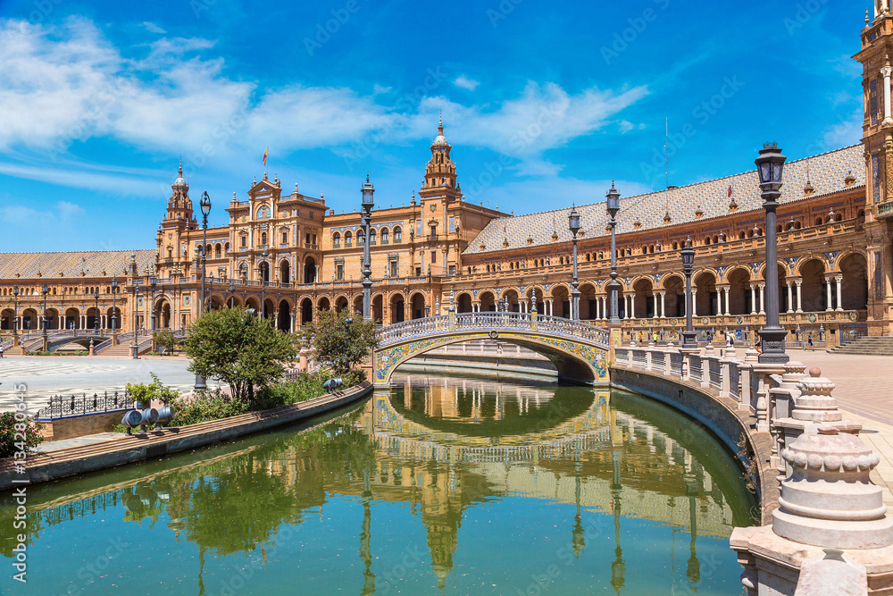 Spanish Square in Sevilla Spanish Square in Sevilla