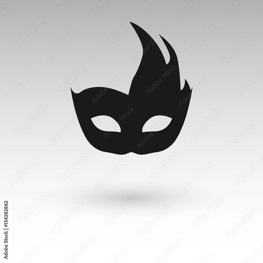 masks silhouette in black vector masks silhouette in black vector