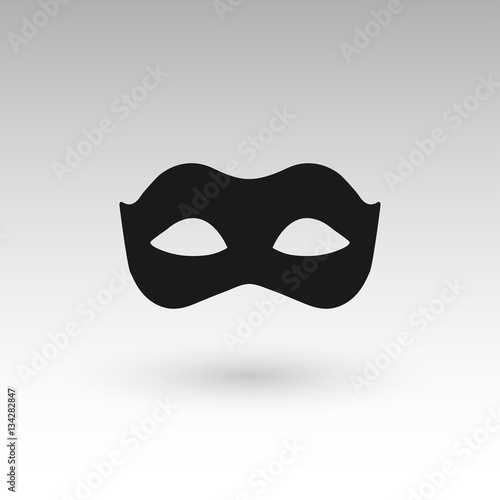 masks silhouette in black   vector
