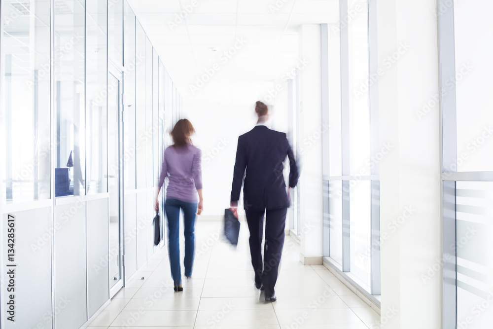 businesspeople walking