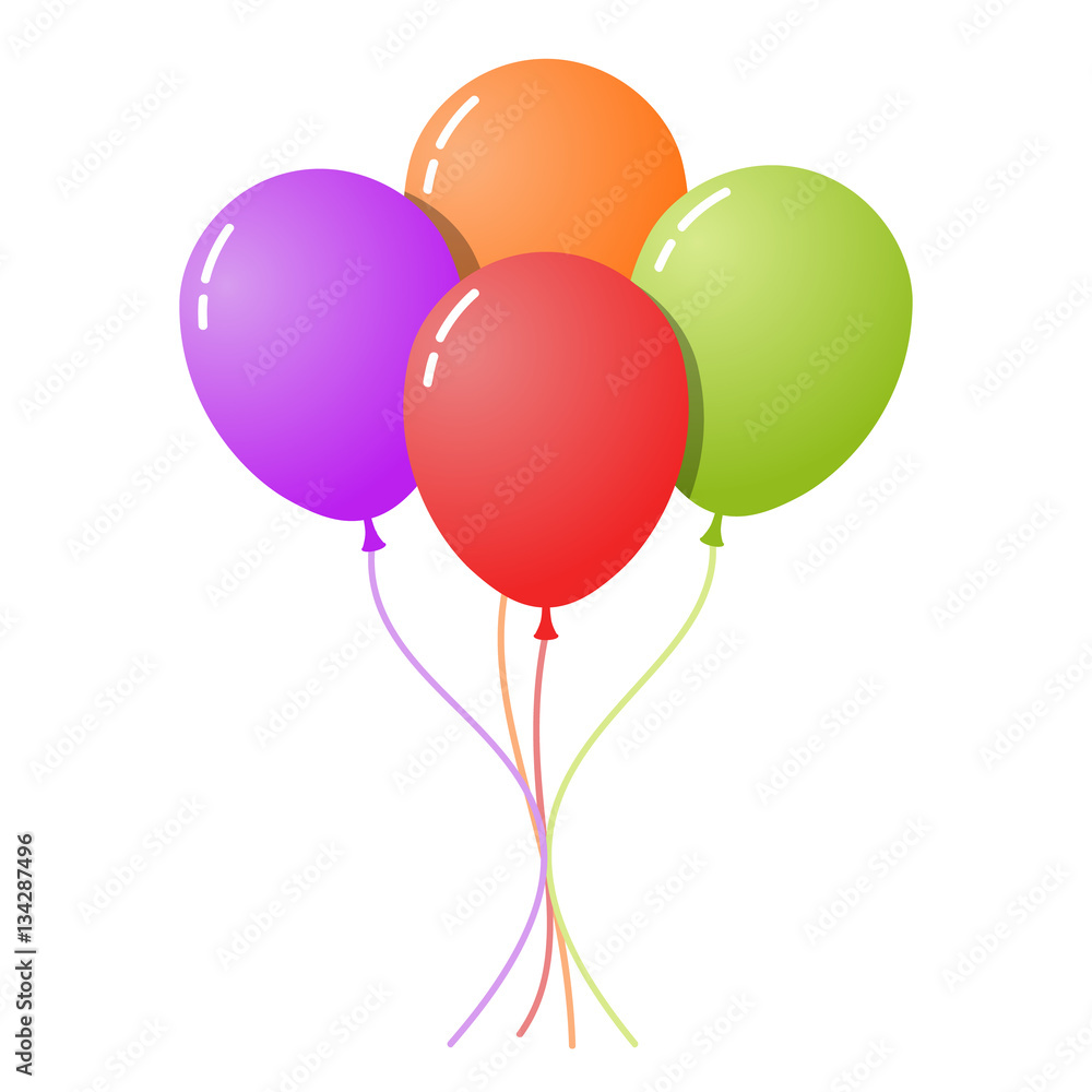 Colorful Set of Balloons Colorful Set of Balloons