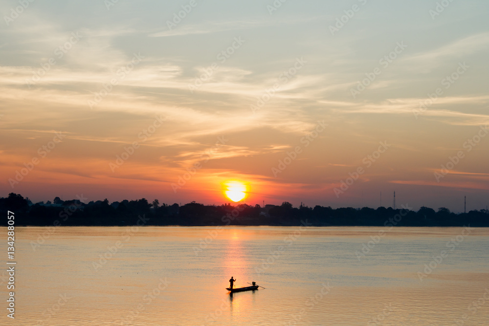 Fototapeta premium landscape,nature,sunset