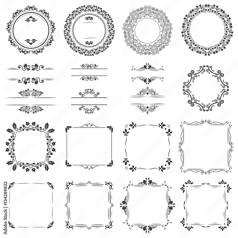 Obraz premium Decorative frames vintage