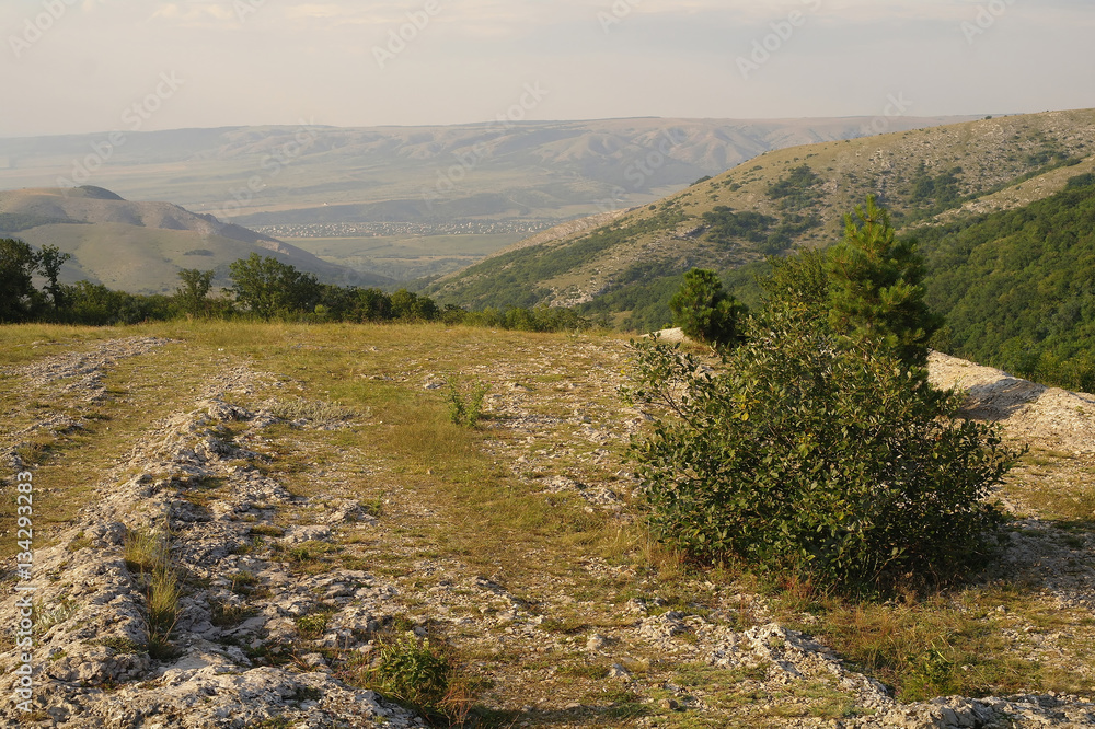 The mountain valley in Crimea,