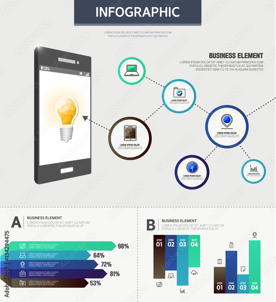 Business Info graphic Business Info graphic
