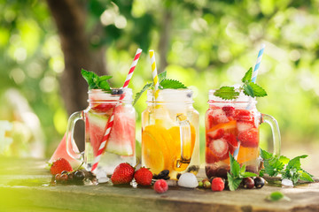 Ice refreshing summer drink