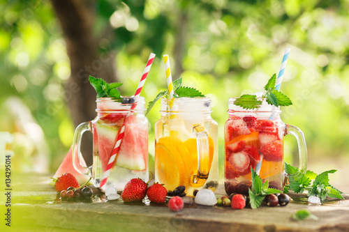 Ice refreshing summer drink