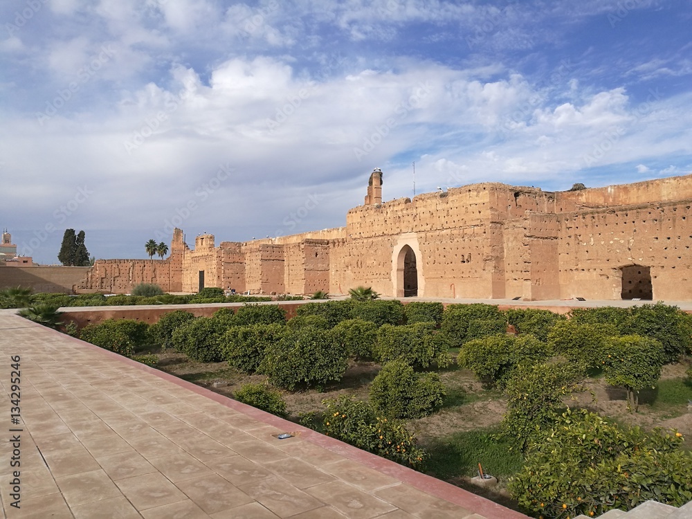 Obraz premium el badi palace in marrakesh