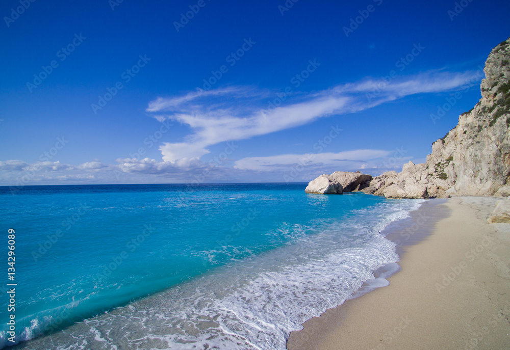 Kathisma beach Lefkas Greece