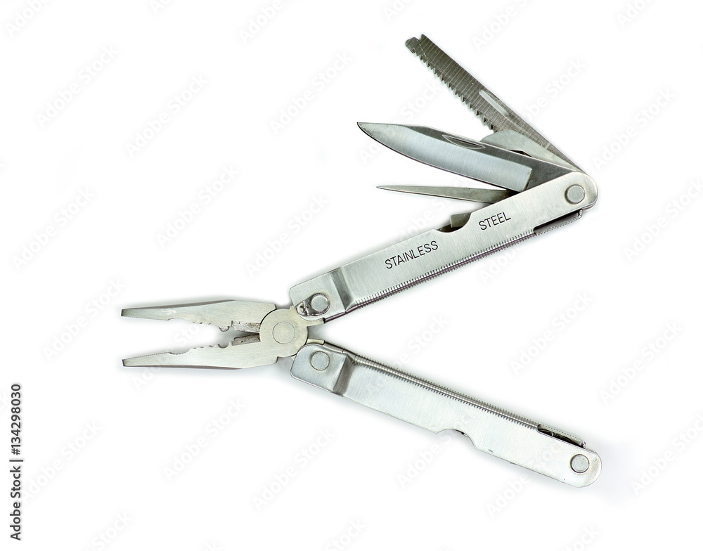 Pliers tool isolated on a white background Pliers tool isolated on a white background