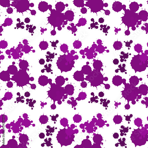 Seamless background design with purple splash
