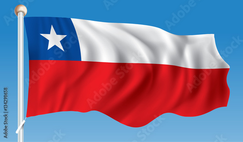 Flag of Chile © Ilyes Laszlo