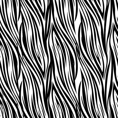 Abstract animal skin background, vector with black and white
