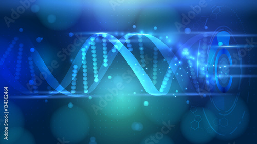 DNA vector medical background