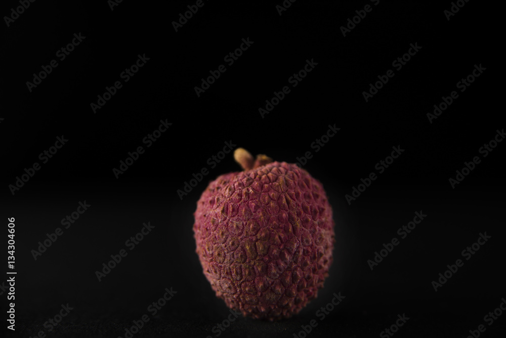 Ripe asian lychee fruit isolated Ripe asian lychee fruit isolated