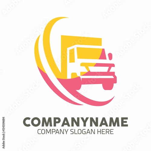Truck logo icon vector template