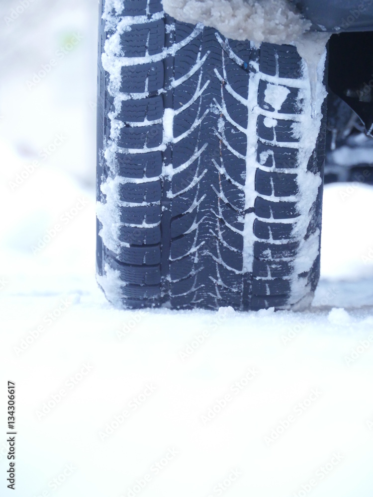car tyre snow winter