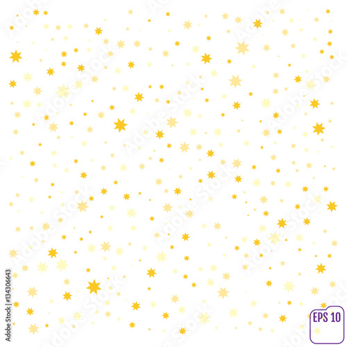 Vector gold confetti background for luxury greeting rich card. G