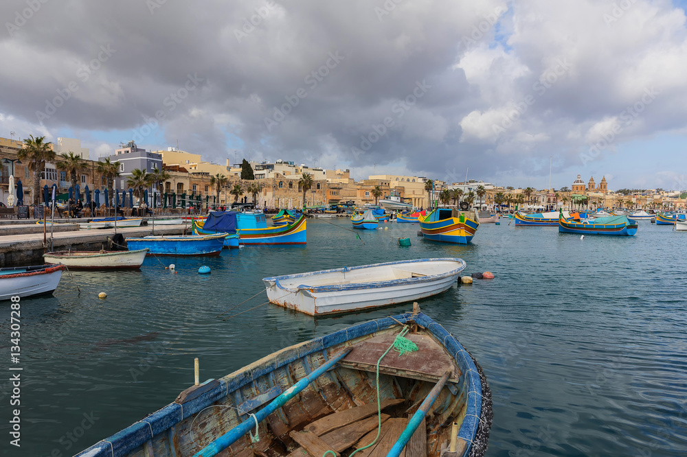 Marsaxlokk, malerisches Fischerdorf auf Malta