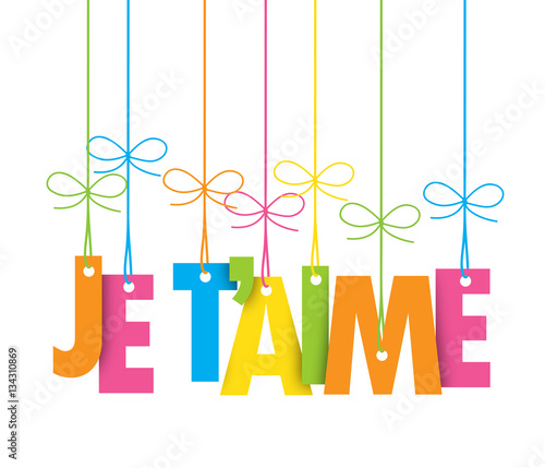 Carte "JE T'AIME"