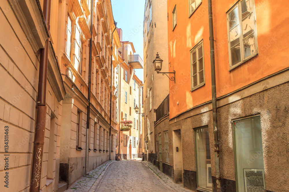 Old streets of Stockholm
