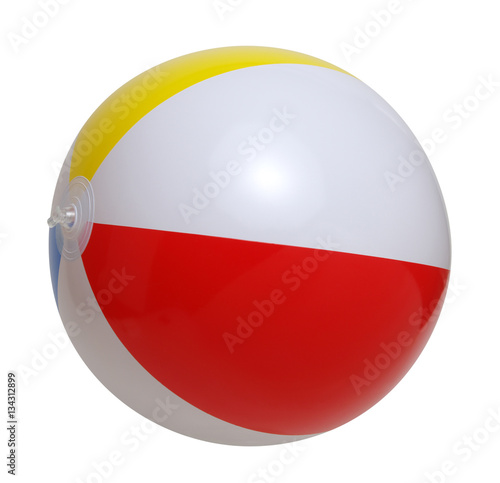 Beach ball on a white Free Download Beach ball on a white - GFXLoad