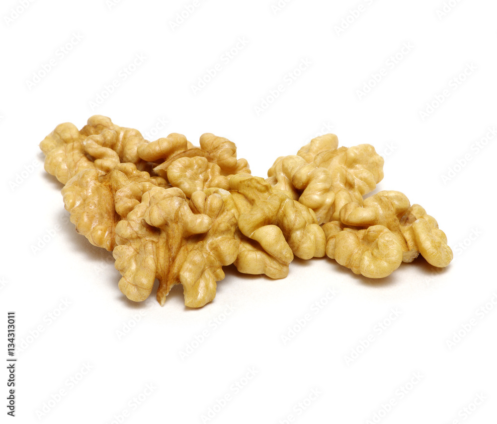 Walnuts isolated on white Walnuts isolated on white