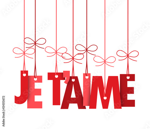 Carte "JE T'AIME"