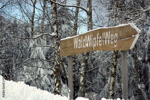 winter in sankt englmar - waldwipfelweg